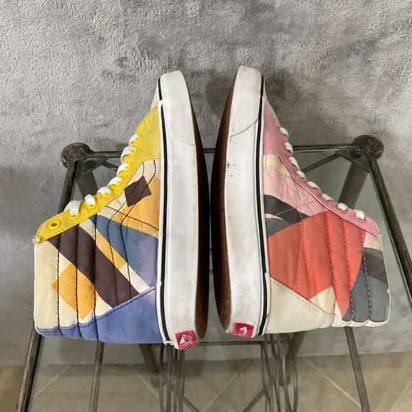 Vans MoMA Shoes Sk8-Hi Museum of Modern Art Skate Sneaker 2020 Women 8 Rainbow - Picture 7 of 12
